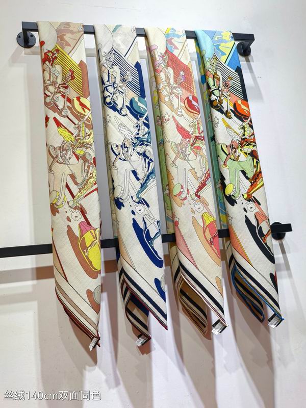 Hermes silk scarf 140X140cm E011046